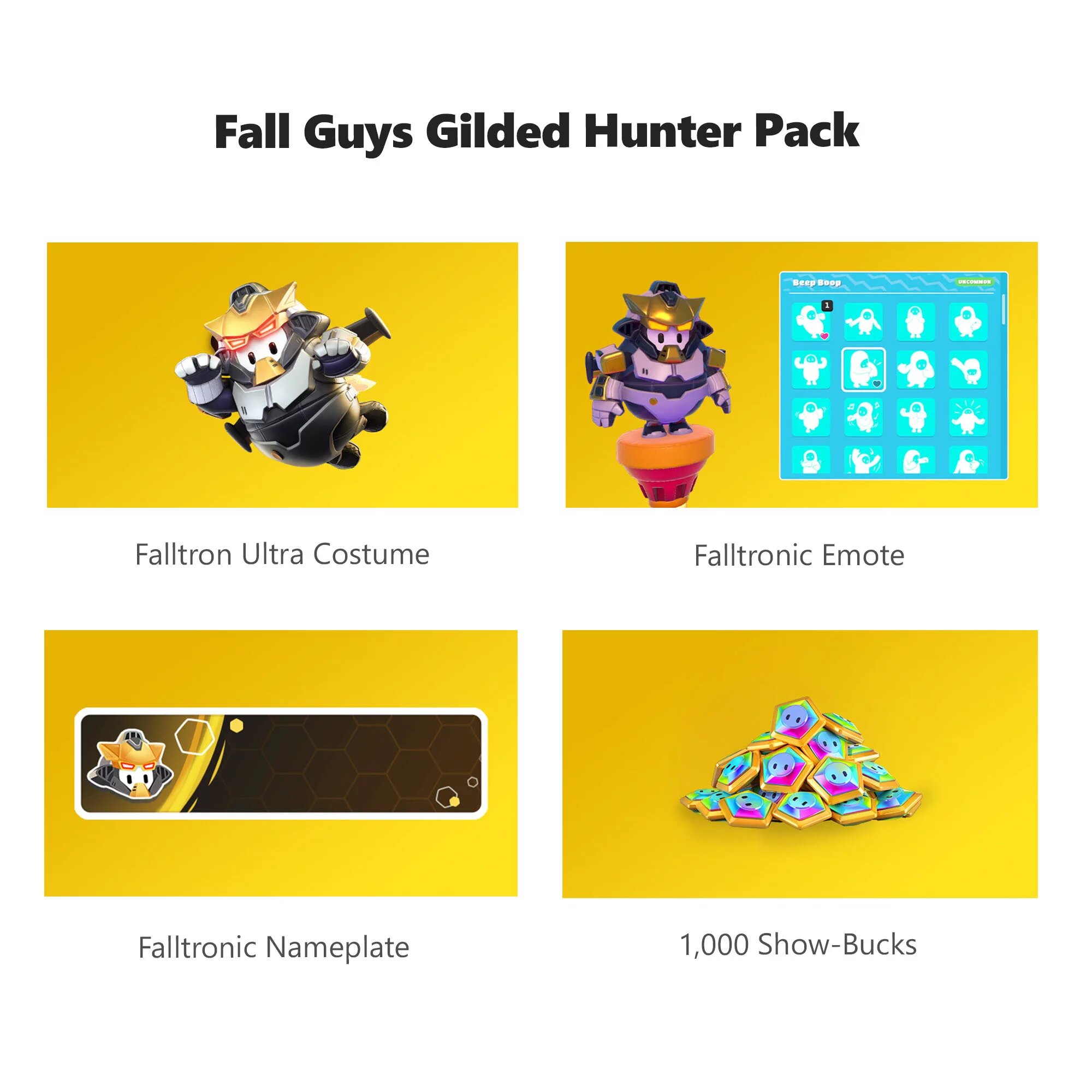 Fall Guys Gilded Hunter Pack