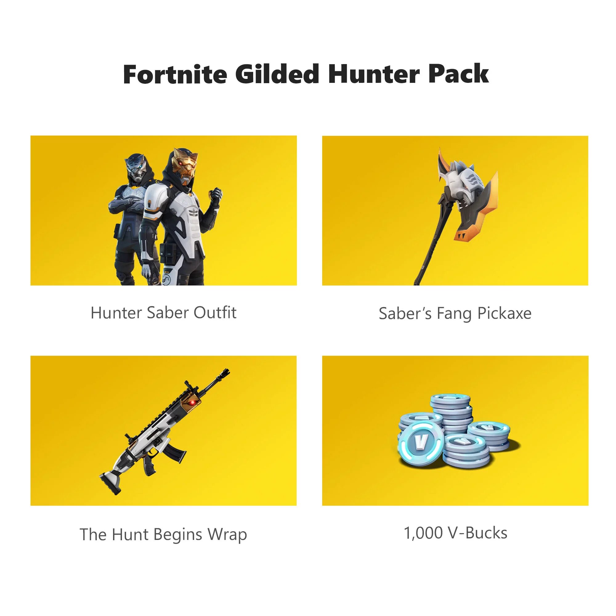 Fortnite Gilded Hunter Pack